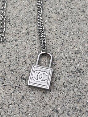 upcycled Chanel necklace